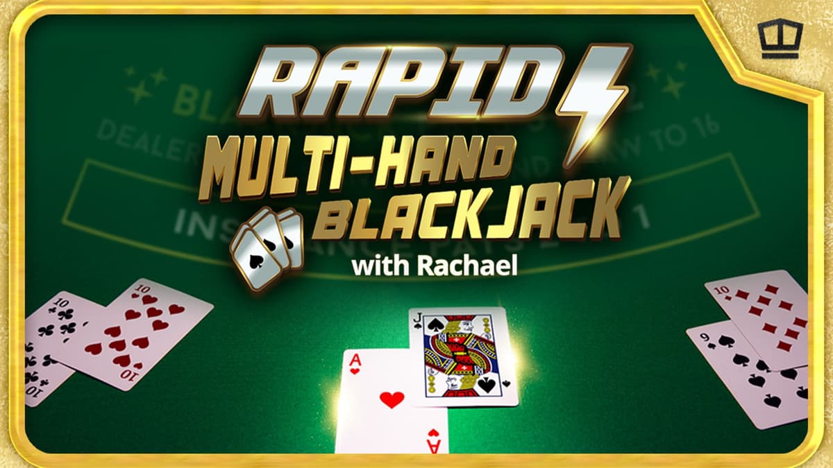 Rapid Multihand Blackjack with Rachael