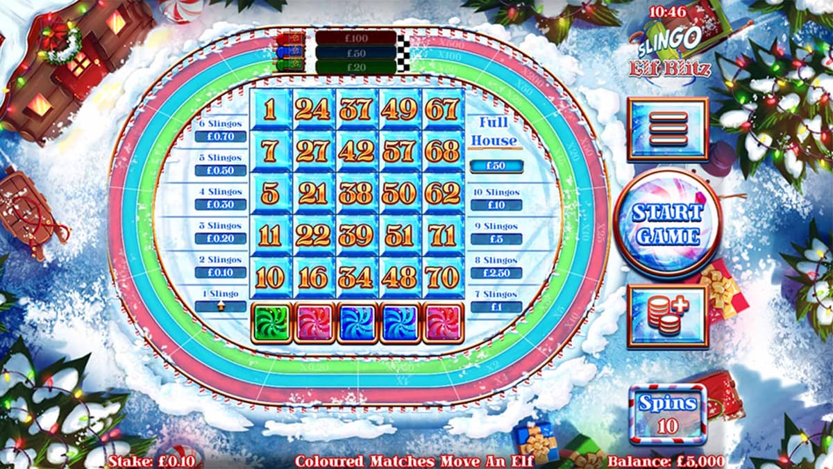 Slingo Elf Blitz